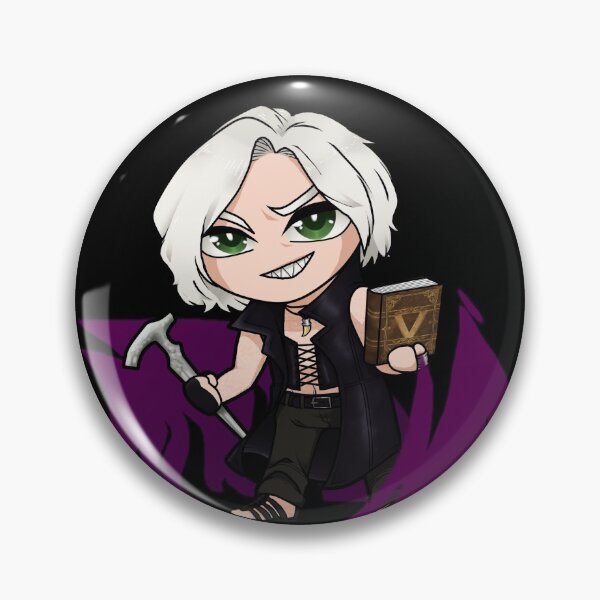 Item preview, Chibi White Haired V designed and sold by Smol-Spooky.
