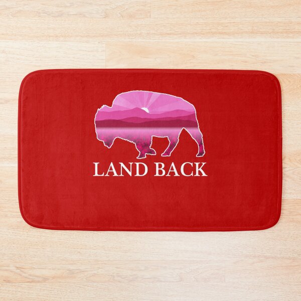 Item preview, Land Back with Pink Buffalo, American Bison designed and sold by the-other-joe.