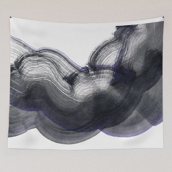 Item preview, ink explorations (193) - abstract black india ink painting designed and sold by expl-rations.