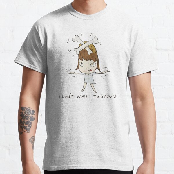yoshitomo nara je ne veux pas grandir en peignant T-shirt classique