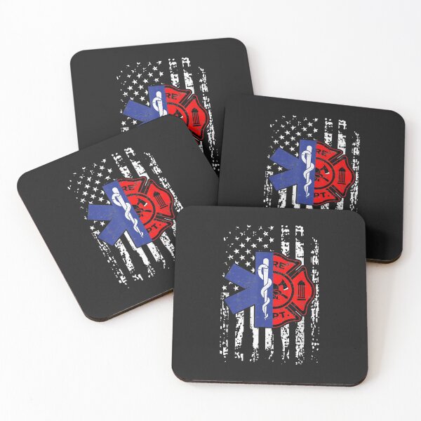 Item preview, EMT Firefighter Shirt Firefighter EMT American Flag Gift designed and sold by Donnie56441.