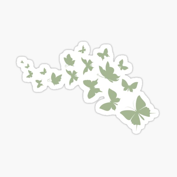 Item preview, Aesthetic Sage Green Butterfly designed and sold by brookemiller801.