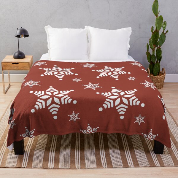 Aperçu de l'œuvre Snow Flake Cute Colorful Christmas Pattern - Etoile des Neiges Christmas Pattern Chocolat créée et vendue par iziskosmos.