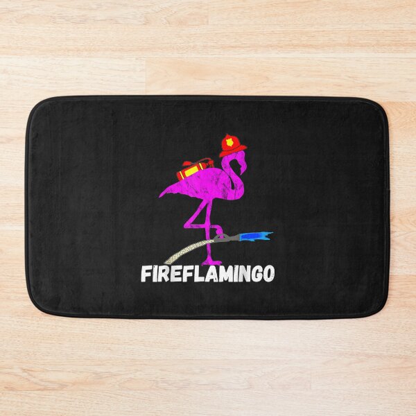 Item preview, Fire Fighter Flamingo Exotic Bird Firefighter Fireman designed and sold by Donnie56441.