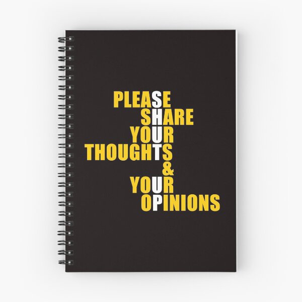 Item preview, Please Share Your Thoughts and Opinions designed and sold by T-ShirtGuy.