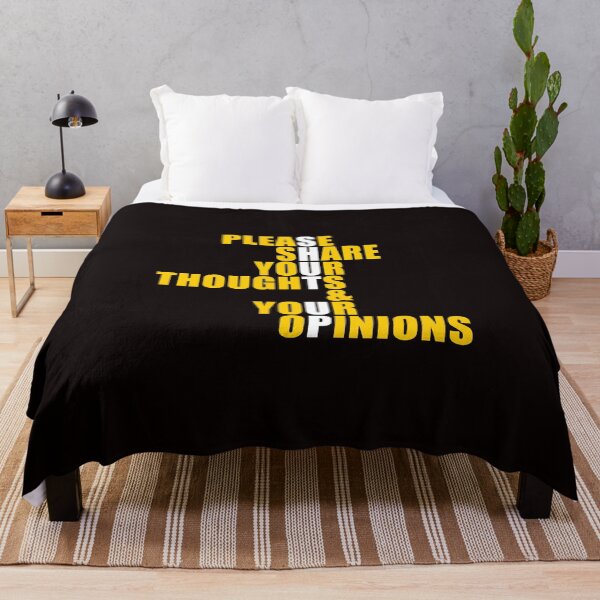 Item preview, Please Share Your Thoughts and Opinions designed and sold by T-ShirtGuy.