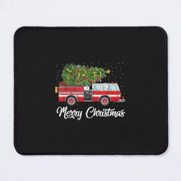 Item preview, Fire Truck Xmas Tree Funny Firefighter Gift Merry Christmas designed and sold by Donnie56441.