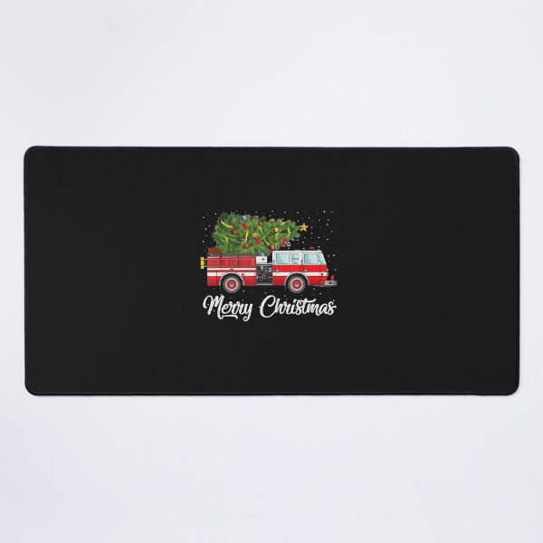 Item preview, Fire Truck Xmas Tree Funny Firefighter Gift Merry Christmas designed and sold by Donnie56441.