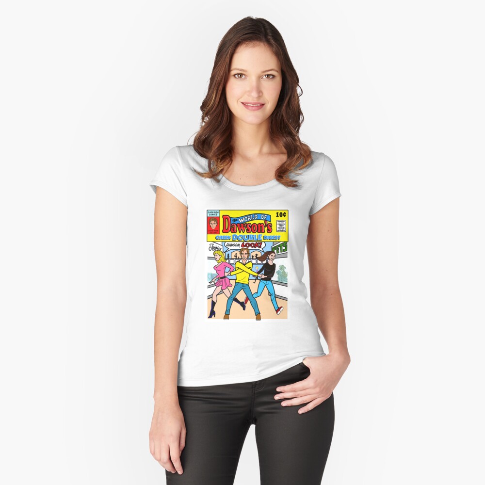 Item preview, Fitted Scoop T-Shirt designed and sold by Rewatch-Podcast.