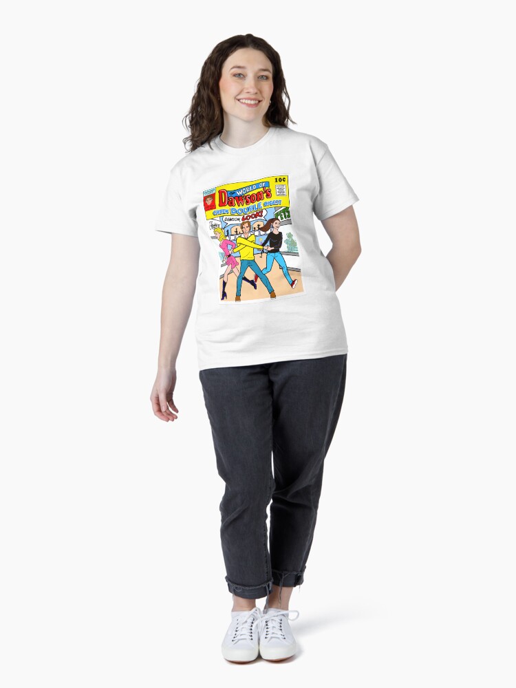 Thumbnail 4 of 7, Classic T-Shirt, Dawson's Creek Comic Book designed and sold by Rewatch-Podcast.