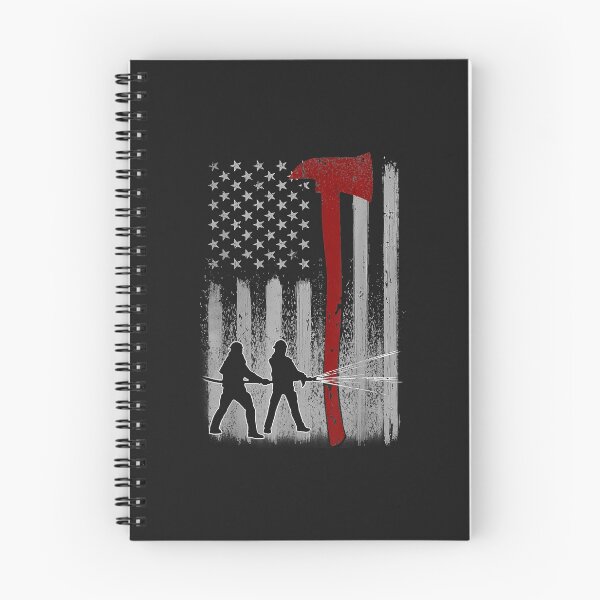 Item preview, Firefighter American Flag Axe Thin Red Line Patriot Gift Tee designed and sold by Donnie56441.