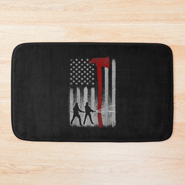 Item preview, Firefighter American Flag Axe Thin Red Line Patriot Gift Tee designed and sold by Donnie56441.