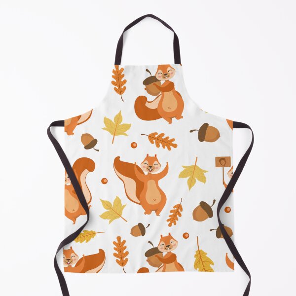 Item preview, Autumn Seamless Pattern with Cute Squirrel designed and sold by HarleyGarner.