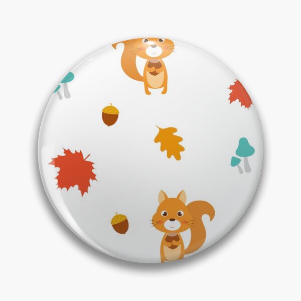 Item preview, Autumn seamless pattern with squirrel designed and sold by HarleyGarner.