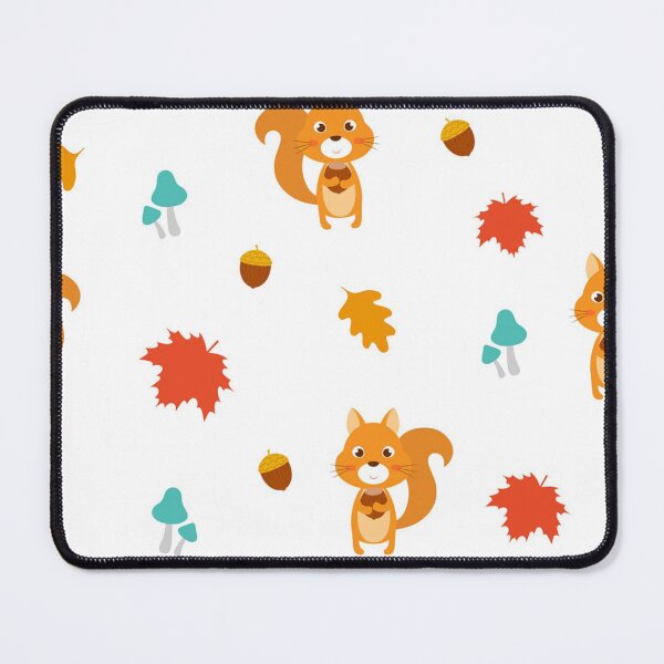 Item preview, Autumn seamless pattern with squirrel designed and sold by HarleyGarner.