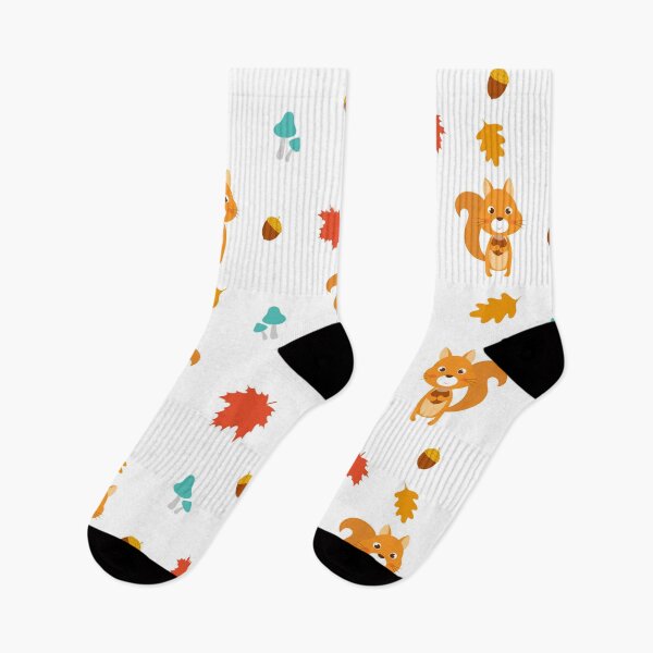 Item preview, Autumn seamless pattern with squirrel designed and sold by HarleyGarner.