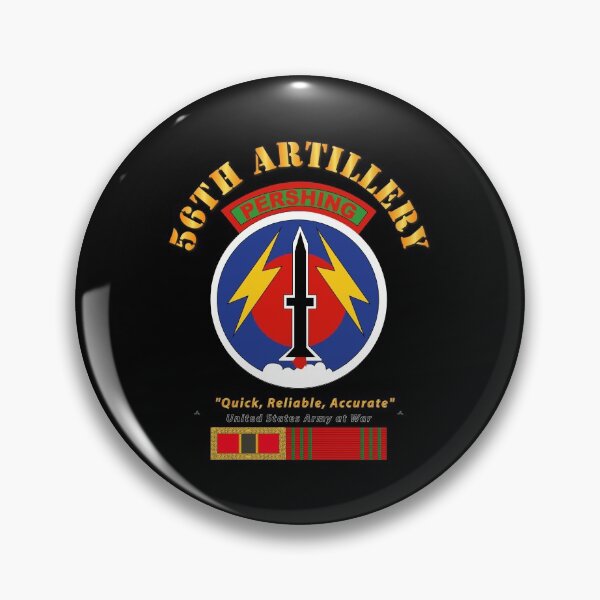 Item preview, Army - 56th Artillery - Pershing w Svc Medals designed and sold by Military Insignia Products.