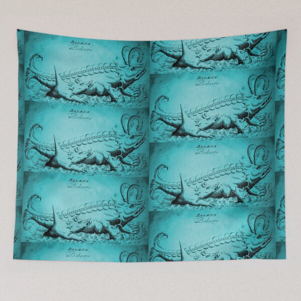Item preview, Whale Sea Monster Engraving designed and sold by chilangopride.