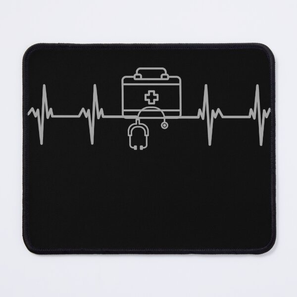 Item preview, Heartbeat doctor's tee shirt designed and sold by Scribblehound.