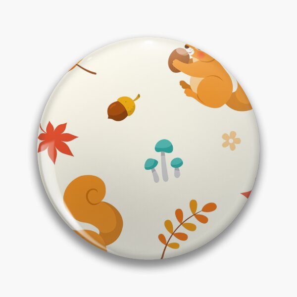 Item preview, Autumn seamless pattern with squirrel designed and sold by HarleyGarner.