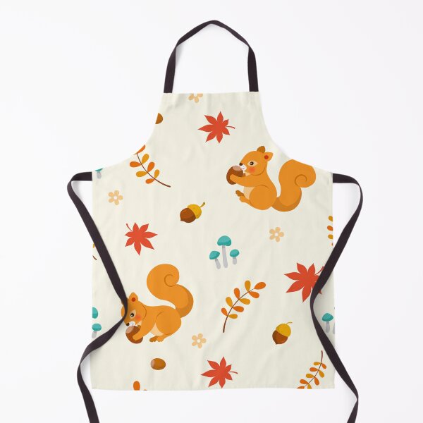 Item preview, Autumn seamless pattern with squirrel designed and sold by HarleyGarner.