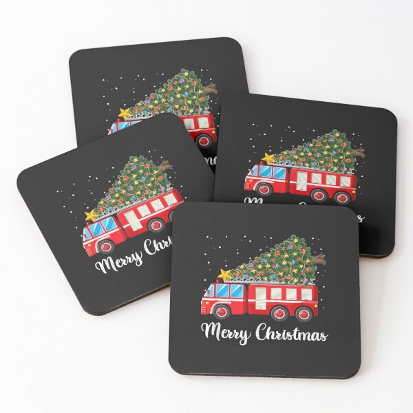 Item preview, Firefighter Fire Truck Christmas Tree Fire Truck Xmas Gift designed and sold by Donnie56441.