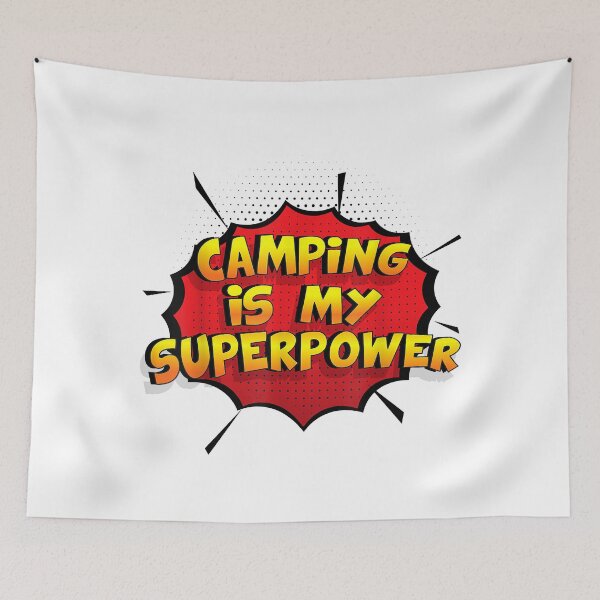 Item preview, Camping is my Superpower Funny Camping Design designed and sold by AbelBahringer.