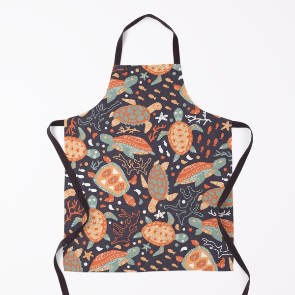 Item preview, background pattern with turtles and sea plants designed and sold by HarleyGarner.