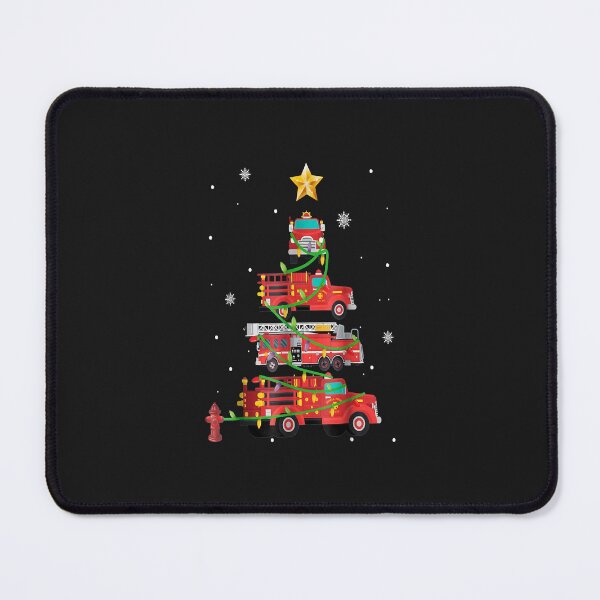 Item preview, Firefighter Fire Truck Christmas Tree Xmas Apparel Clothing designed and sold by Donnie56441.