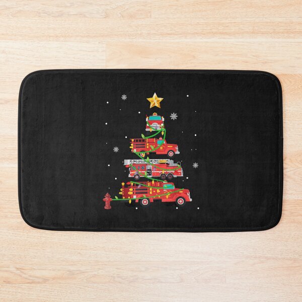 Item preview, Firefighter Fire Truck Christmas Tree Xmas designed and sold by Donnie56441.