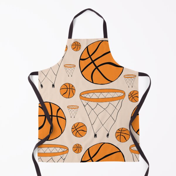 Item preview, Basketball Seamless texture with rings and balls designed and sold by HarleyGarner.