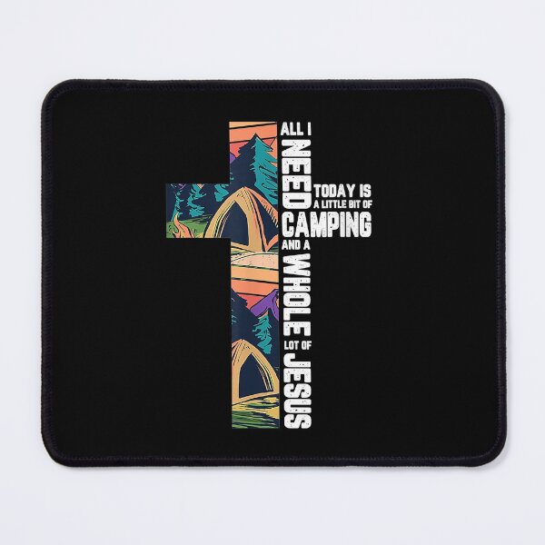 Item preview, Camping Outdoor Cross Jesus Christian Quote Camper designed and sold by AbelBahringer.