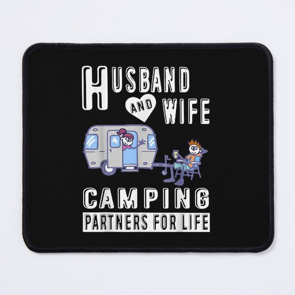 Item preview, Cute Husband And Wife Camping Partners For Life Camper designed and sold by AbelBahringer.