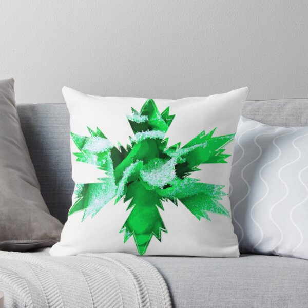 Item preview, Xmas Star  Green shades white Snowflakes by Iritof designed and sold by iritof.