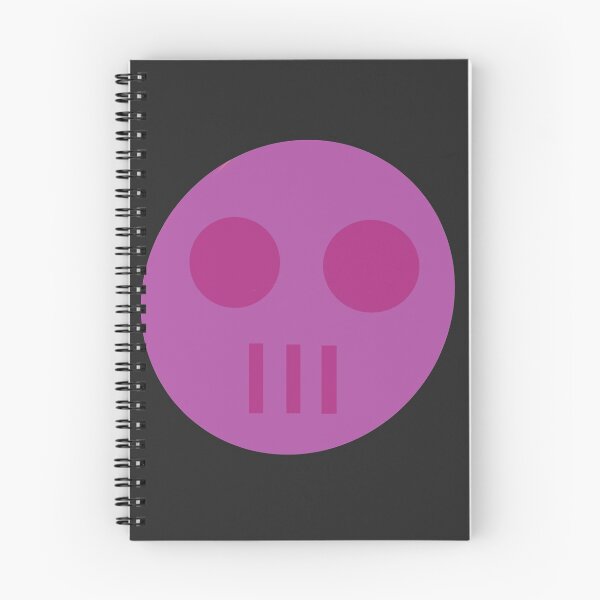 Item preview, Magenta deadpan skull face  designed and sold by isabelthwaites.