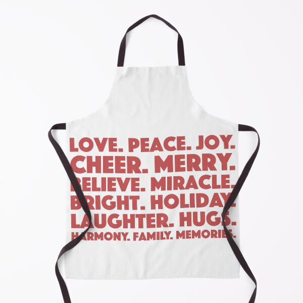 Item preview, LOVE PEACE JOY CHEER MERRY BELIEVE MIRACLE BRIGHT HOLIDAY designed and sold by Capiral Bucketlist.