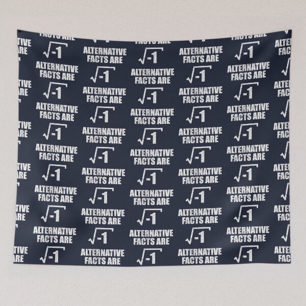 Item preview, Alternative Facts Are Square Root of Minus 1 (distressed) designed and sold by siggyspatsky.