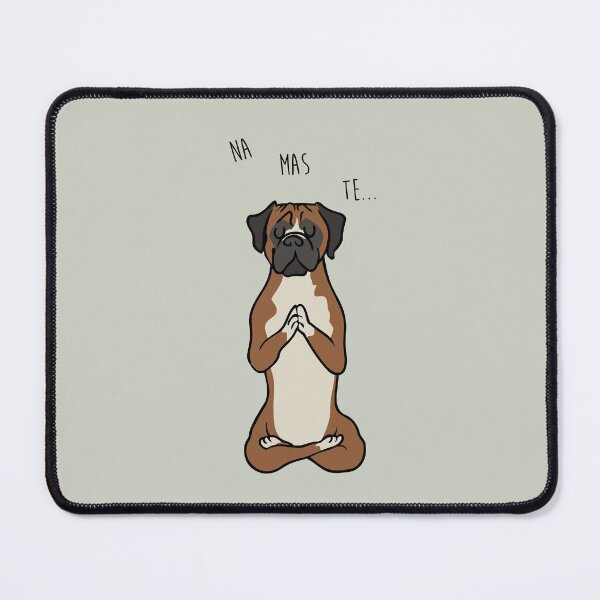 Item preview, NAMASTE Boxer Dog designed and sold by Huebucket.