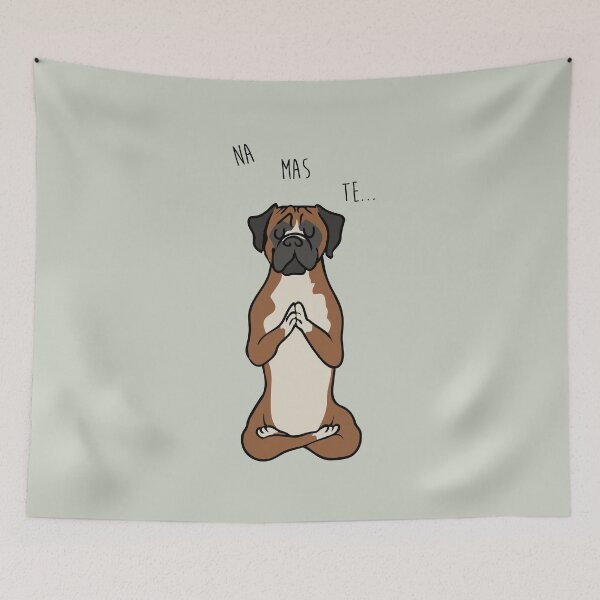 Item preview, NAMASTE Boxer Dog  designed and sold by Huebucket.