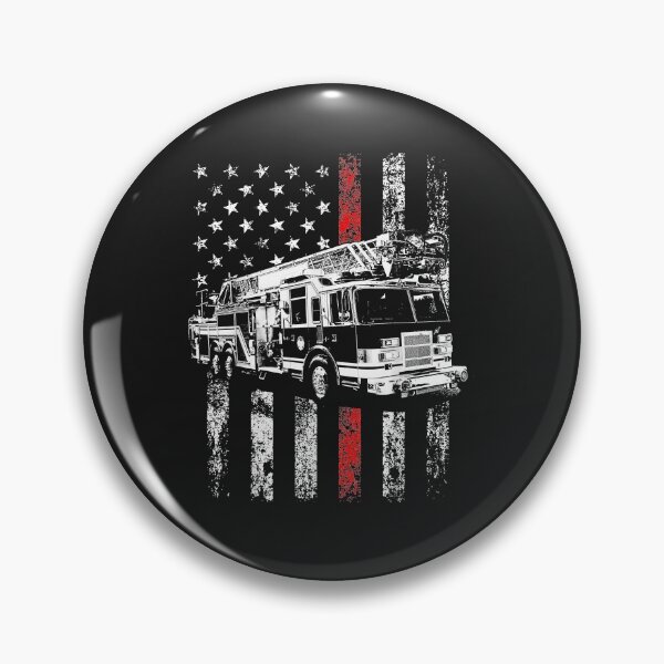 Item preview, Fireman American Flag Thin Red Line Firefighter designed and sold by Donnie56441.