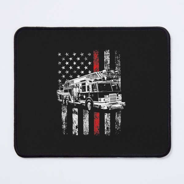 Item preview, Fireman American Flag Thin Red Line Firefighter designed and sold by Donnie56441.