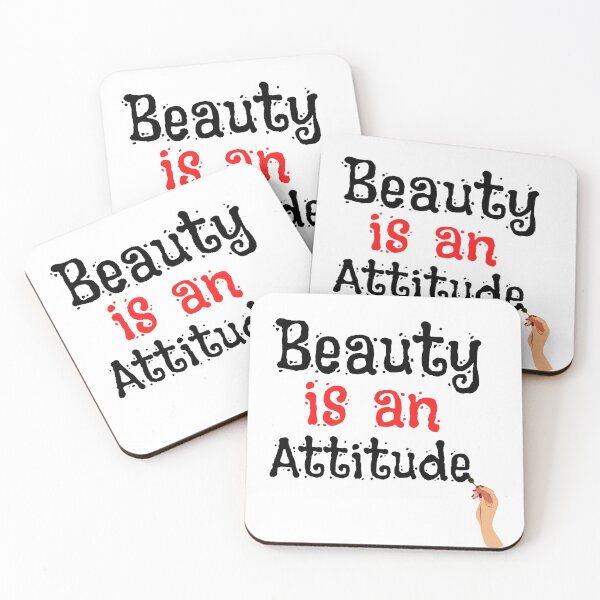 Item preview, Beauty Is An Attitude Funny Sarcastic Beauty Quotes Lovers  designed and sold by chetan786.