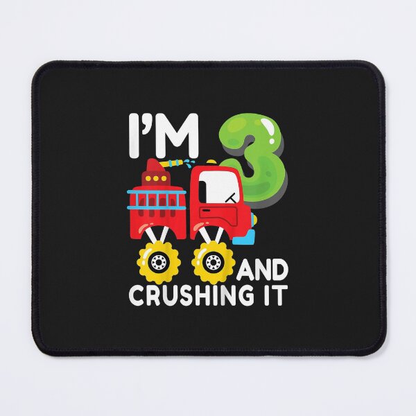 Item preview, Kids Monster Fire Truck 3rd Birthday Party Firefighter Boy 3 Year designed and sold by Donnie56441.