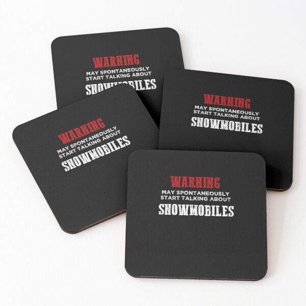 Item preview, Funny Snowmobile Lover, Warning I May Spontaneously Talk About Snowmobile, Funny Gift for Friends Men Women designed and sold by TulipDesignUS.