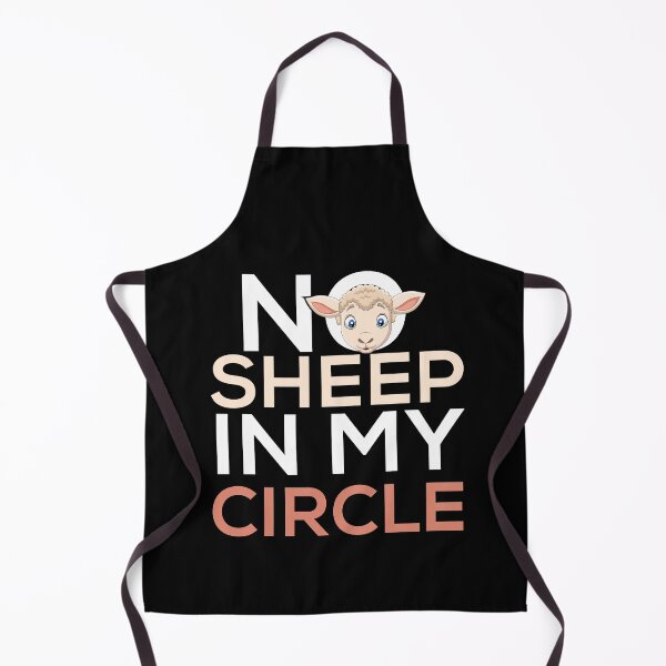 Aperçu de l'œuvre  No Sheep In My Circle Personality and Proud Friend Circle créée et vendue par patroart.