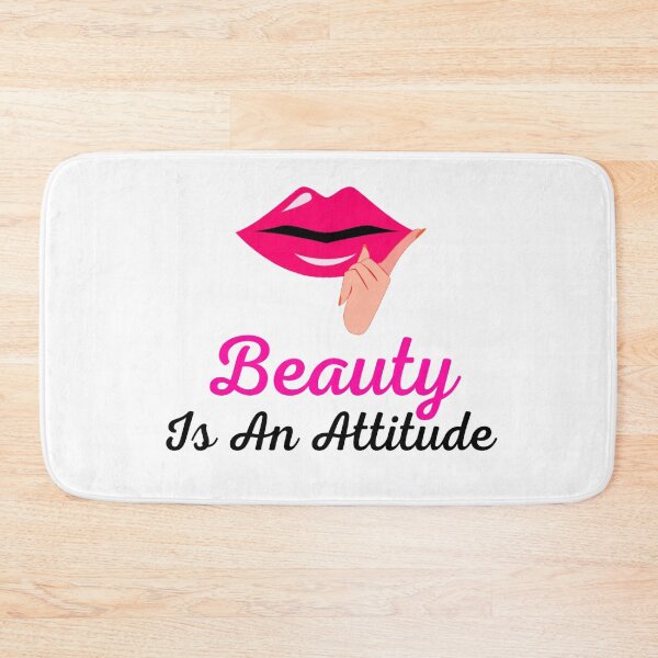Item preview,  Beauty Is An Attitude Funny Sarcastic Beauty Quotes Lovers  designed and sold by chetan786.