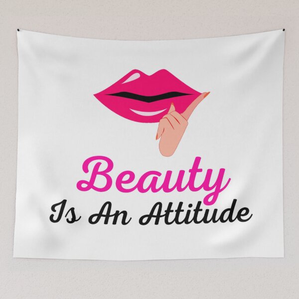Item preview,  Beauty Is An Attitude Funny Sarcastic Beauty Quotes Lovers  designed and sold by chetan786.