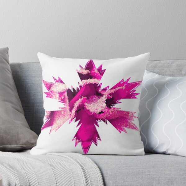 Item preview, Xmas Snowflakes Hot-Pink Star & White snow  by Iritof designed and sold by iritof.