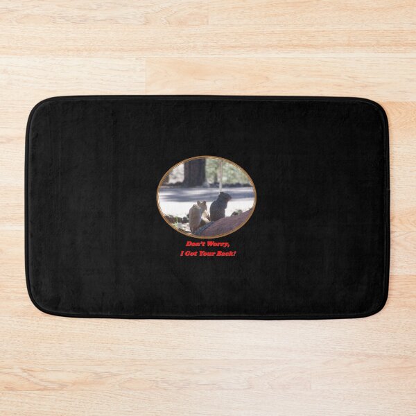 Item preview, Squirrel I Got Your Back! Oval-Brown on Black designed and sold by HighCountry2021.