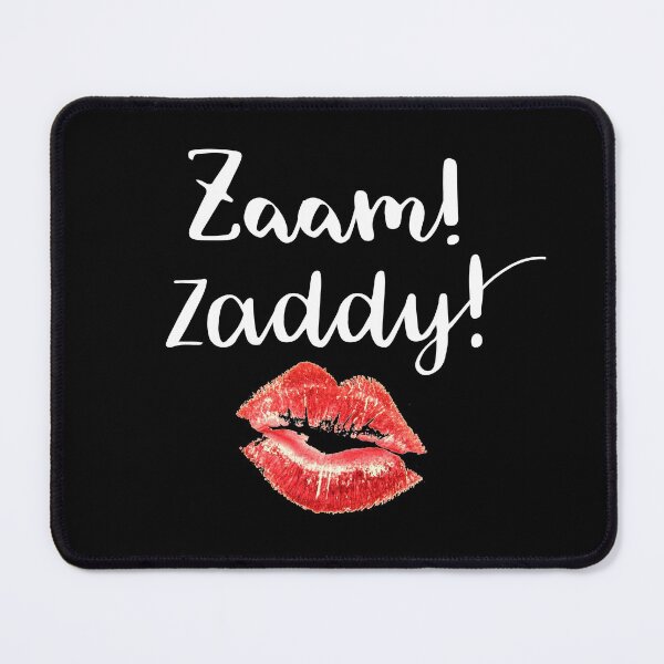 Item preview, Zaam Zaddy! Funny Zaddy Saying with Red Lips designed and sold by Merchking1.
